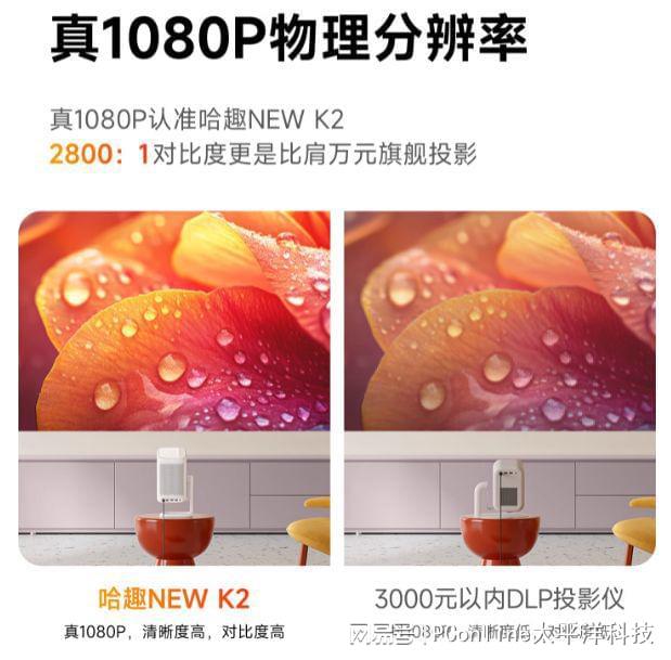 投影仪：口袋里的大屏魔法m6米乐哈趣 NEW K2(图1)